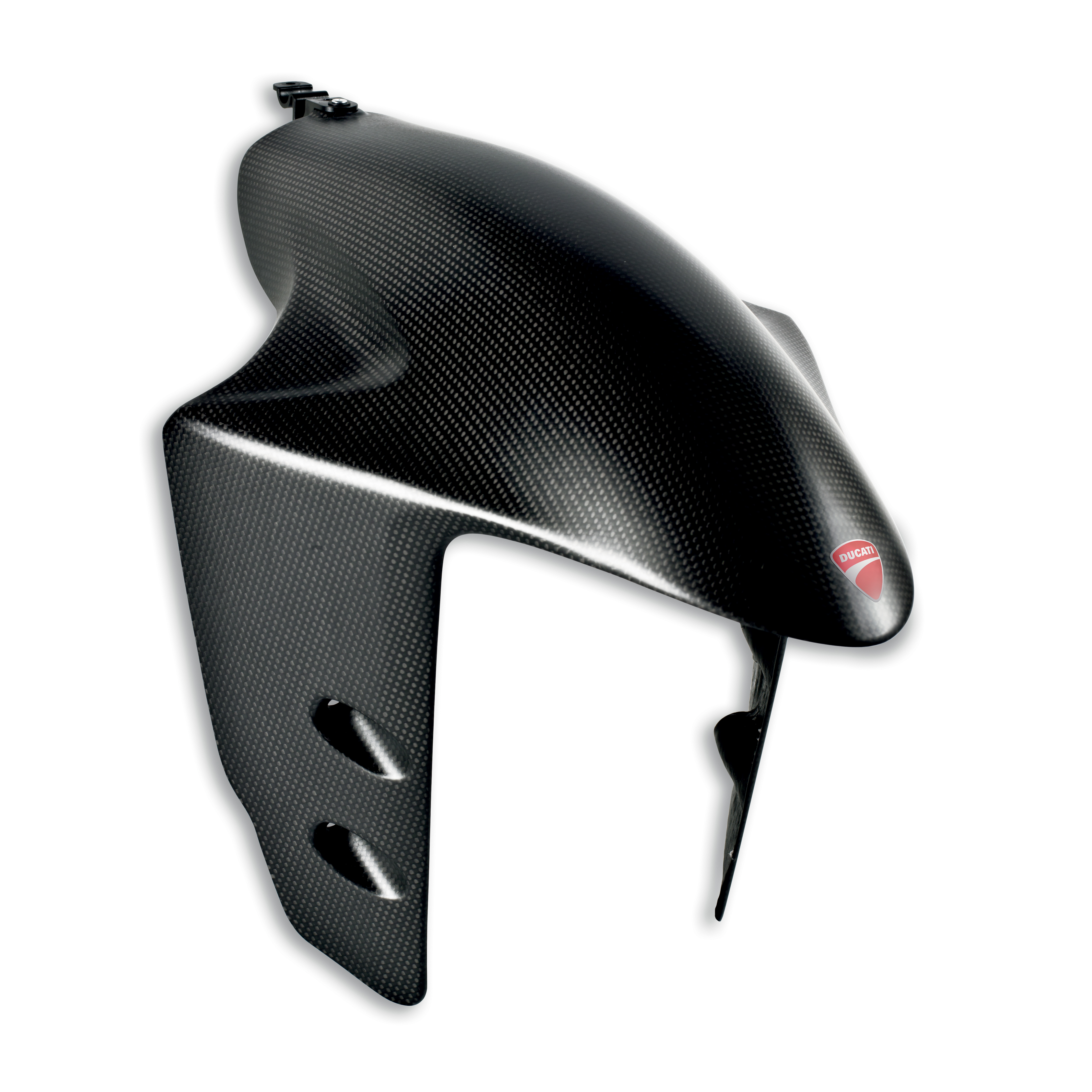 Carbon front mudguard.